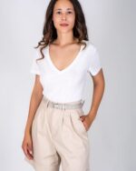 Pantalón Corto Chino De Mujer - Imagen 3